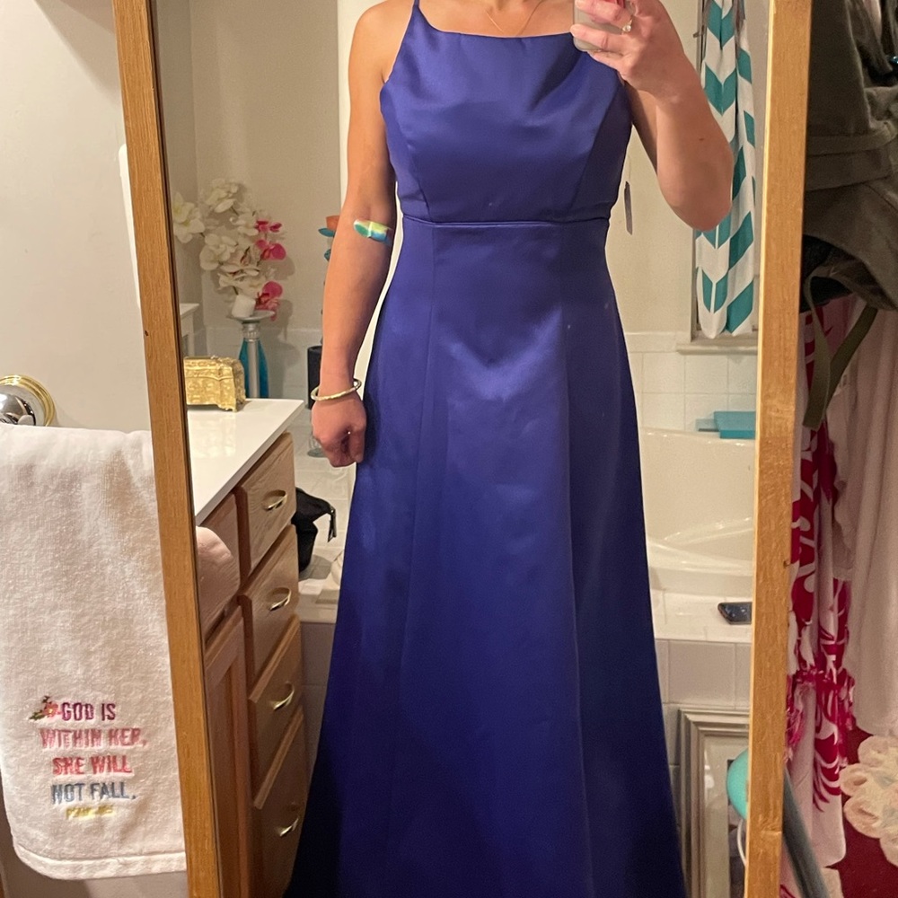 NWT Purple beautiful VINTAGE evening gown prom - Picture 2 of 12